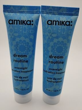 2 Amika Dream Routine Overnight Hydration Treatment Brand New